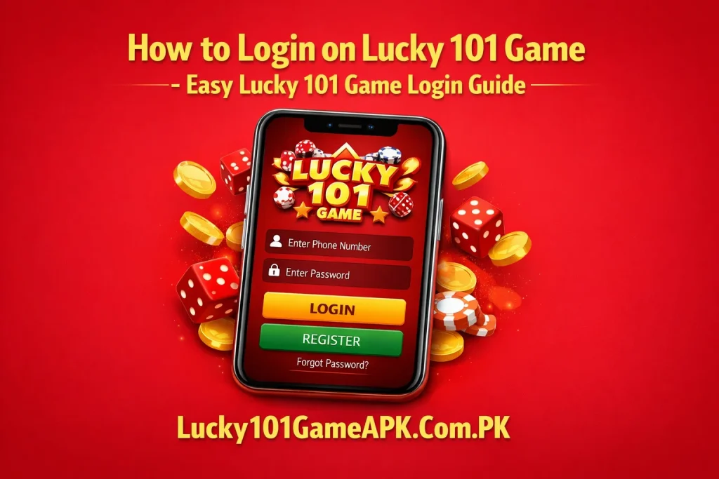 Login on Lucky 101 Game